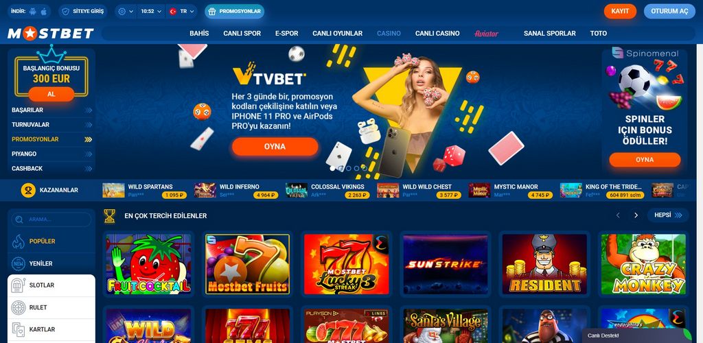 Mostbet: Jogos de primeira linha agora em Portugal!